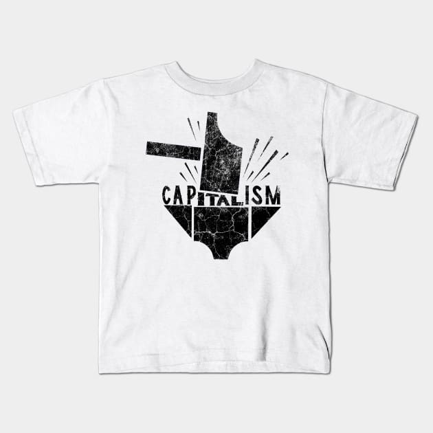 Destroy Capitalism Kids T-Shirt by MorvernDesigns